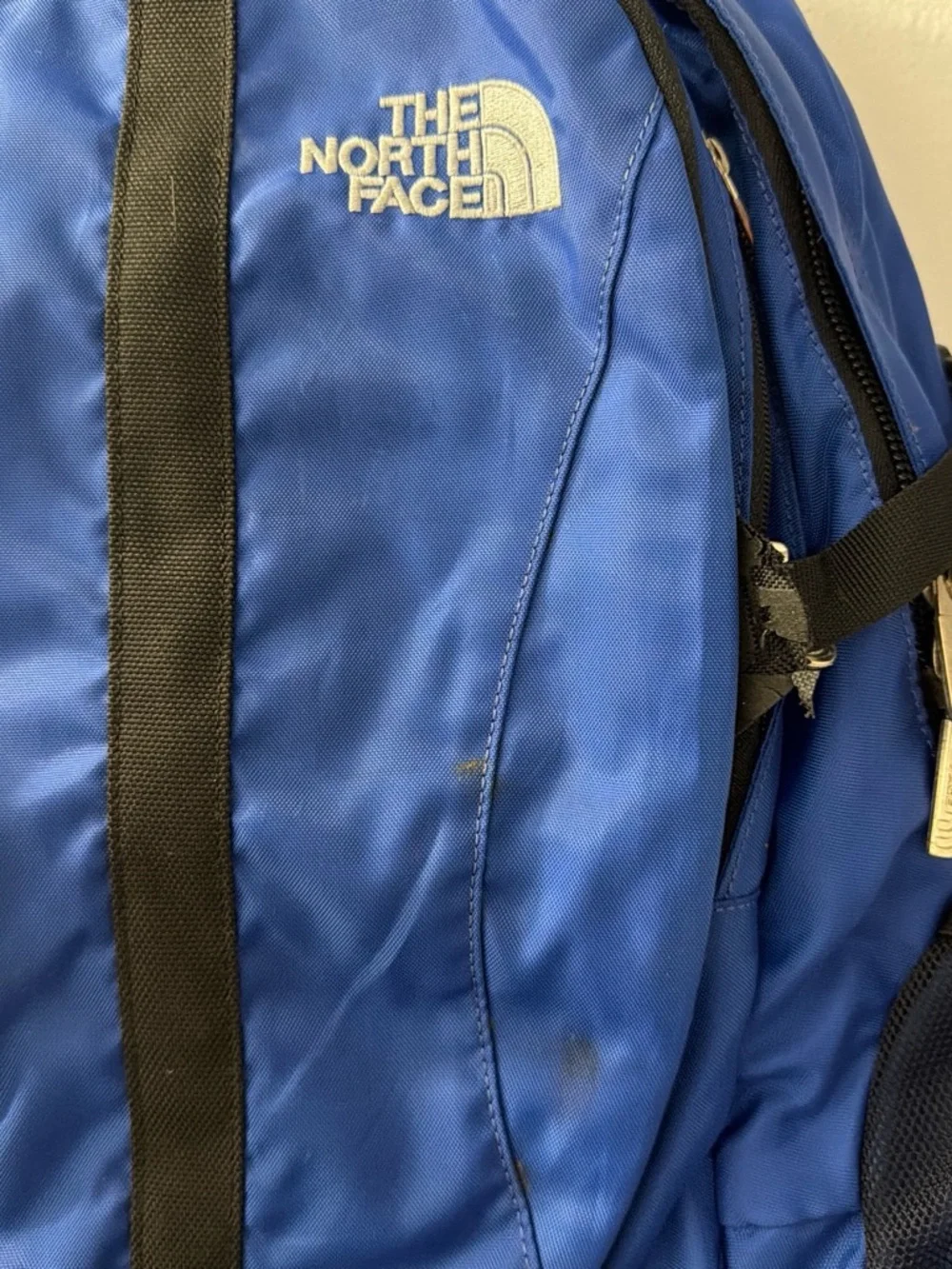 The North Face Melinda Royal Blue and Black Backpack